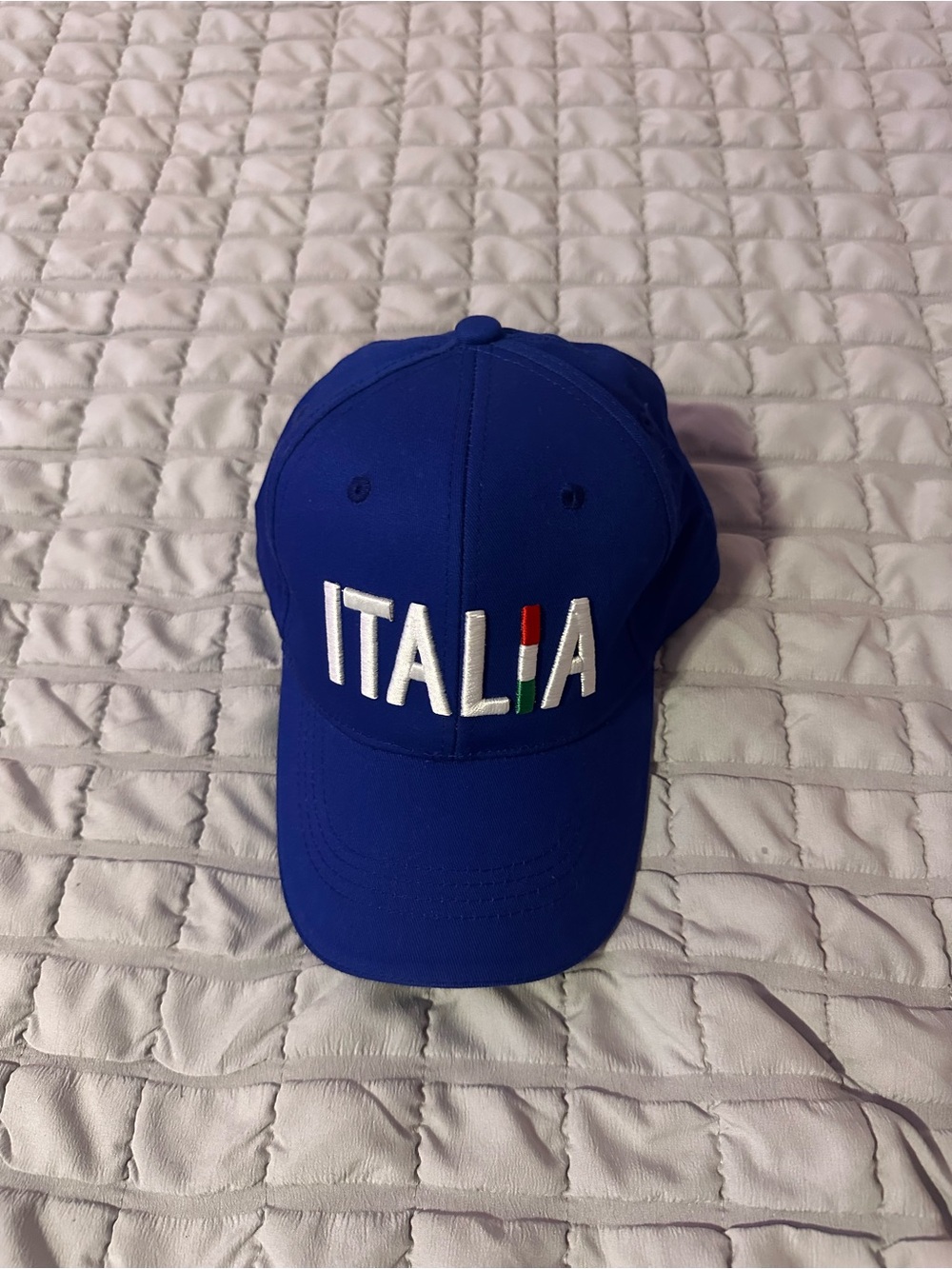 Blue Italia Embroidered Baseball Cap